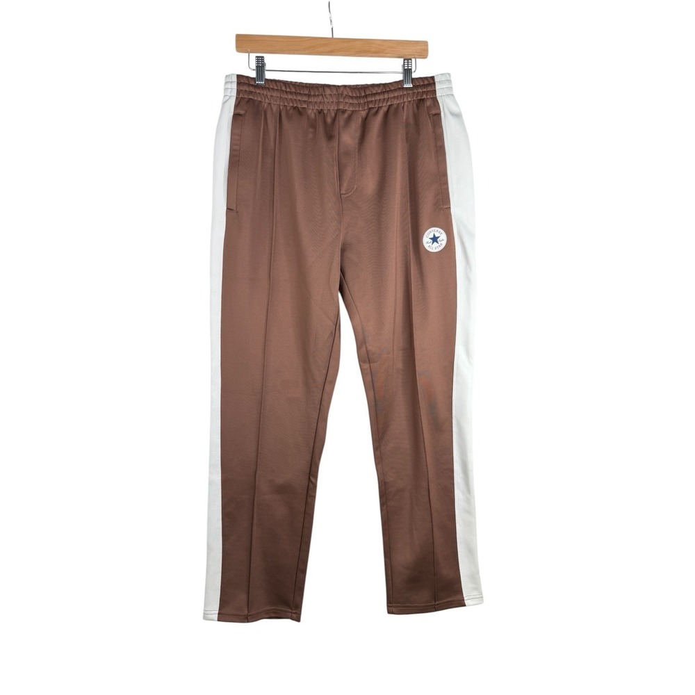 Converse Men's Retro Track Pants size Medium Brown/White